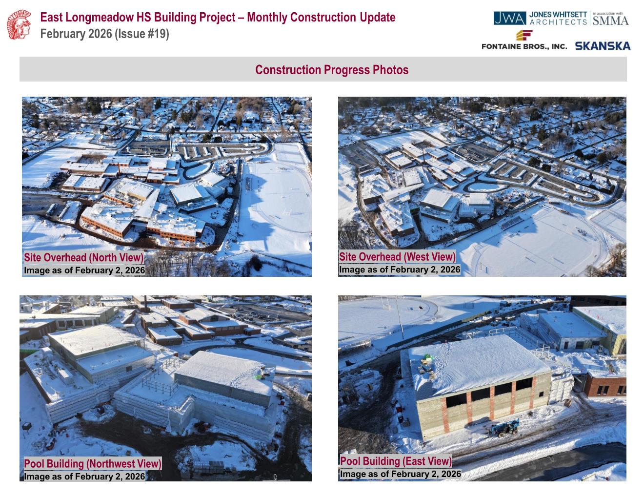 ELHS Monthly Construction Update 019 February 2026 Page 2